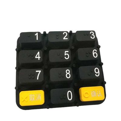 Niestandardowe radium rzeźbione przezroczyste silikonowe gumy